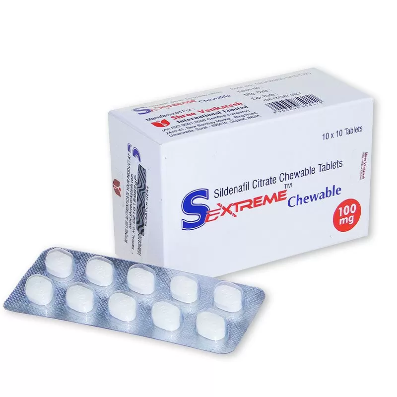 Sextreme kauwtabletten 100 mg